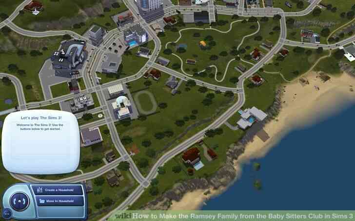 Image intitulée Faire Ramsey de la Famille de la des Baby Sitters Club dans les Sims 3 Étape 1